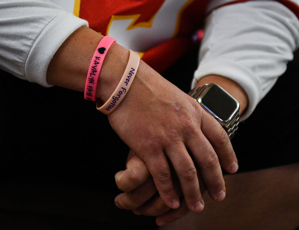 Chad Kelley clasps his hands